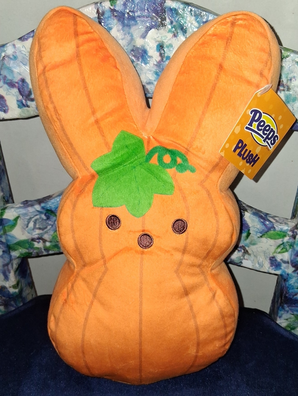 Peeps Plush Orange Bunny Plush Toy